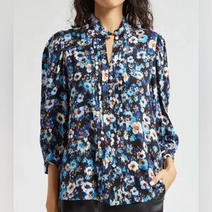 Smythe Multicolor Floral Blouse